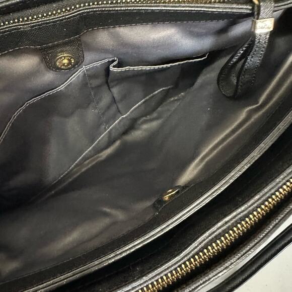 Coach Black Leather Tote Bag - Picture 11 of 11